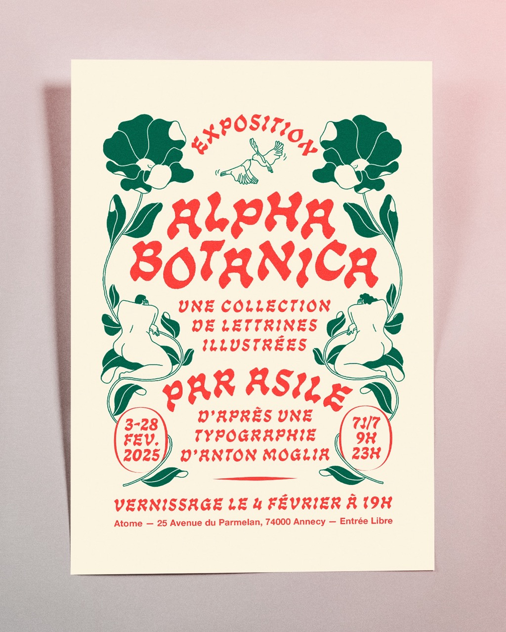 Affiche illustrée par Asile